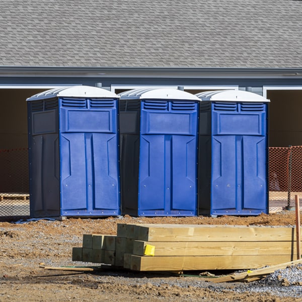 what is the cost difference between standard and deluxe porta potty rentals in Weikert Pennsylvania